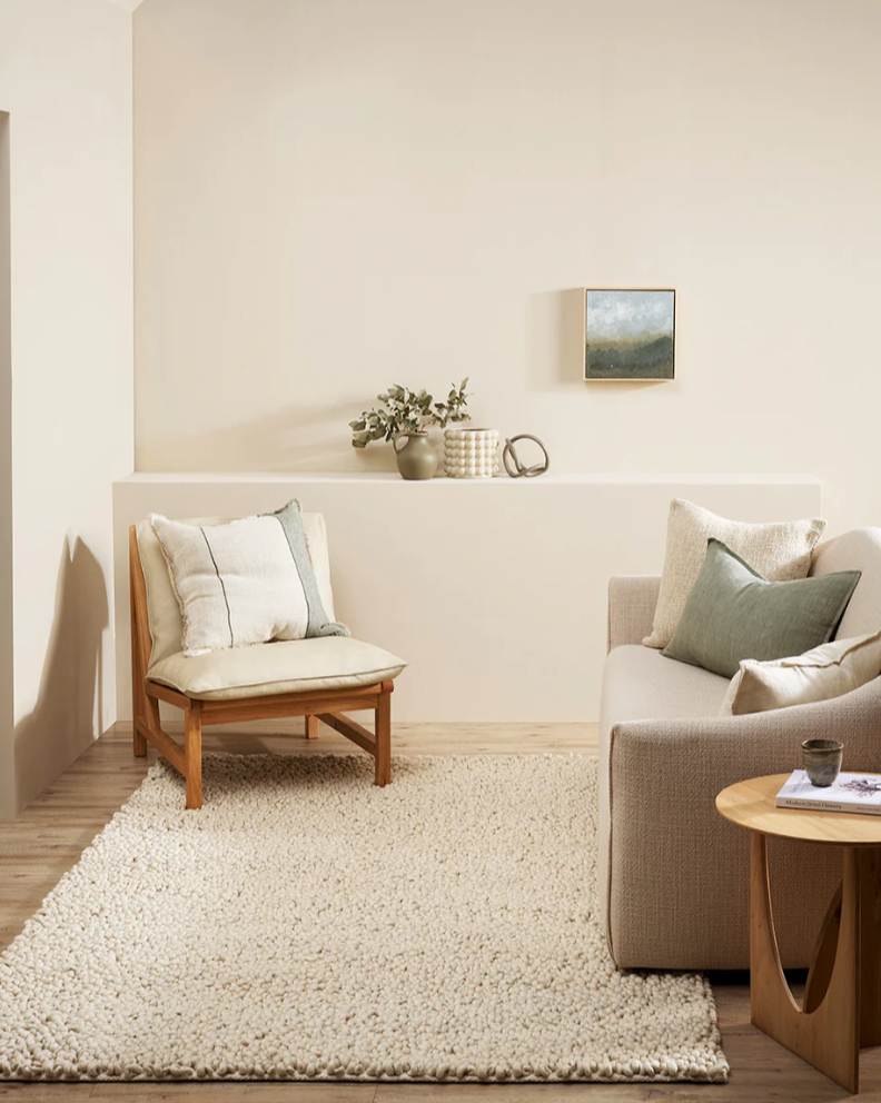 Mackenzie Floor Rug - White Straw