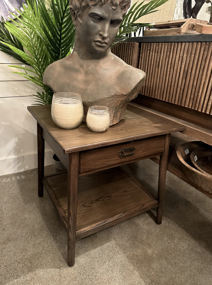 Provence Bedside Table - Ash