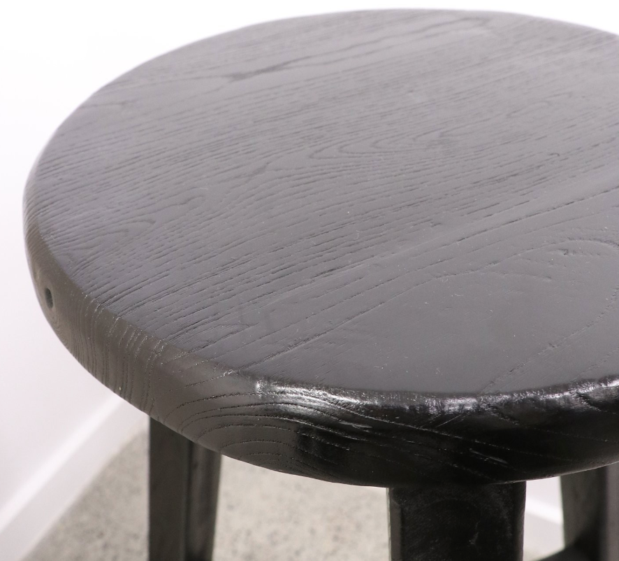 Parq Barstool Round - Black