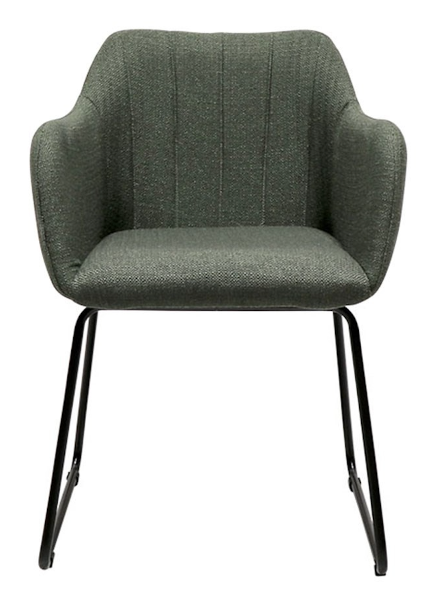 Folio Fabric Dining Chair Green