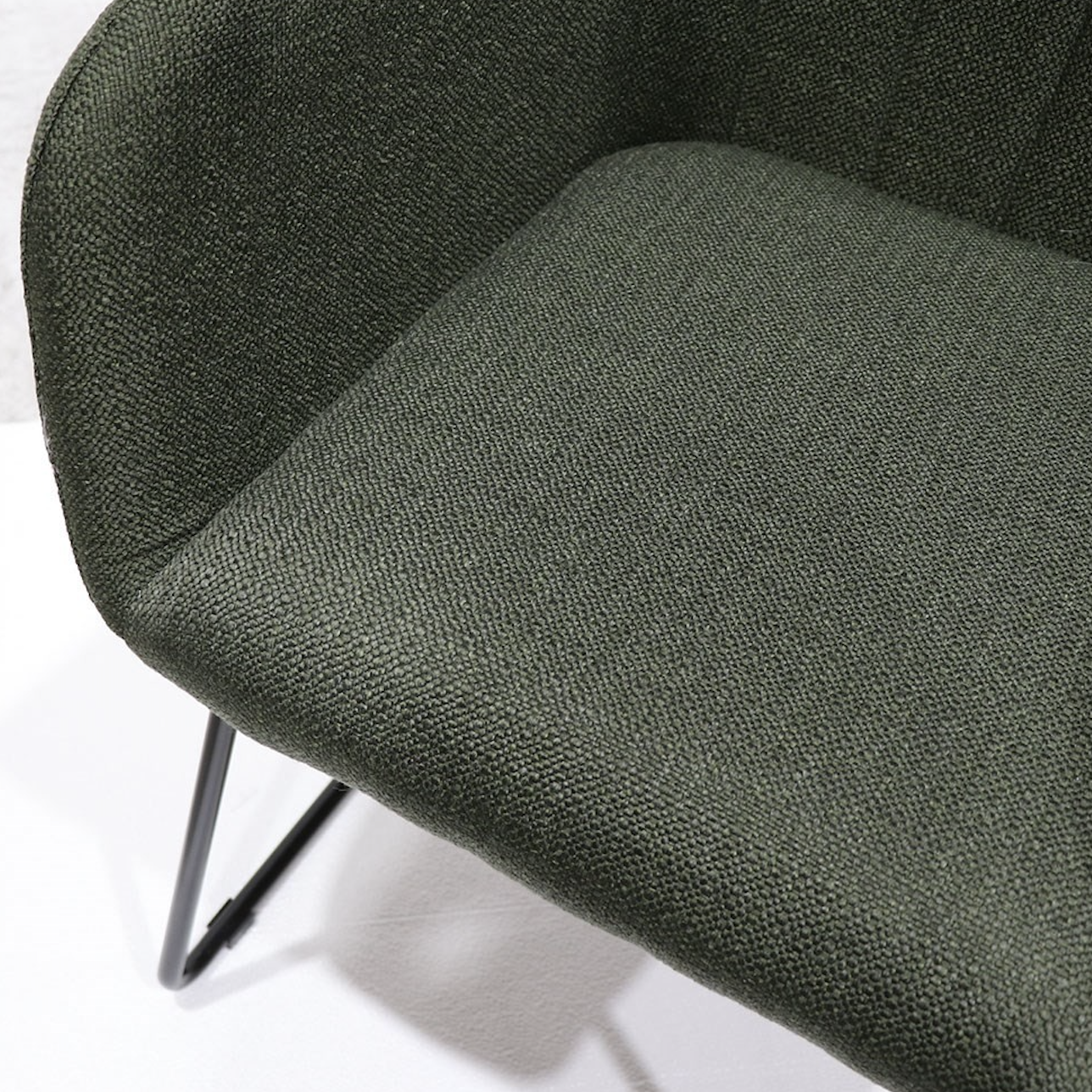 Folio Fabric Dining Chair Green