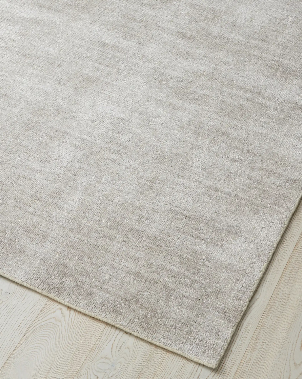 Almonte Hand-Woven Silk & Wool Rug - Oyster