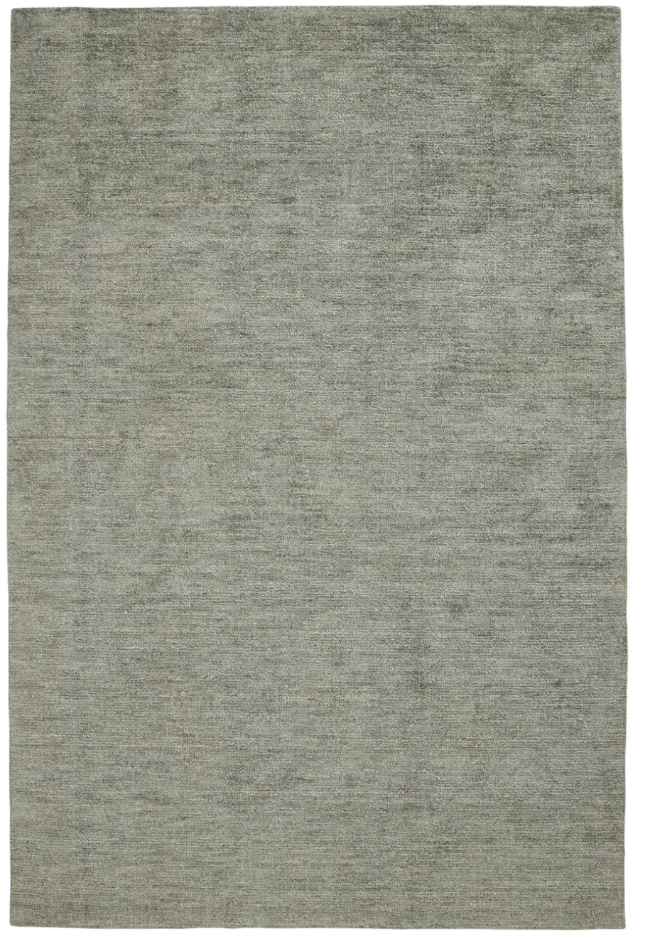Almonte Hand-Woven Silk & Wool Rug - Olive
