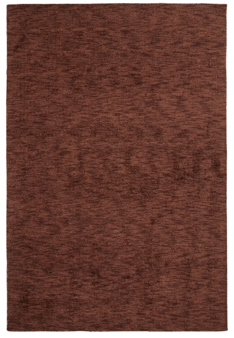 Almonte Hand-Woven Silk & Wool Rug - Clay