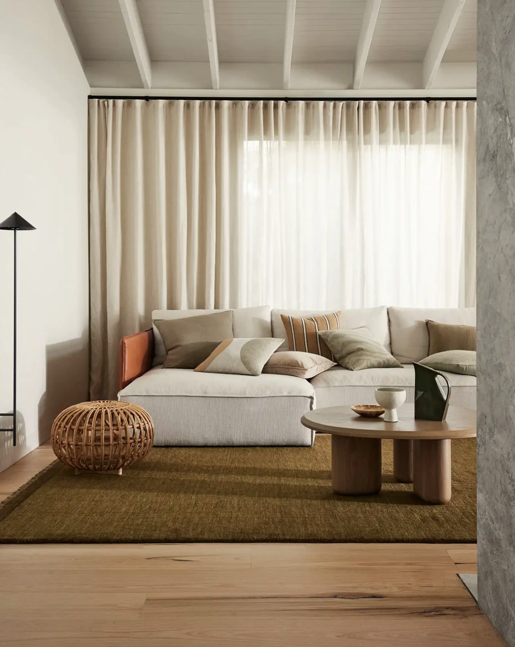 Silvio Wool Rug - Oakmoss