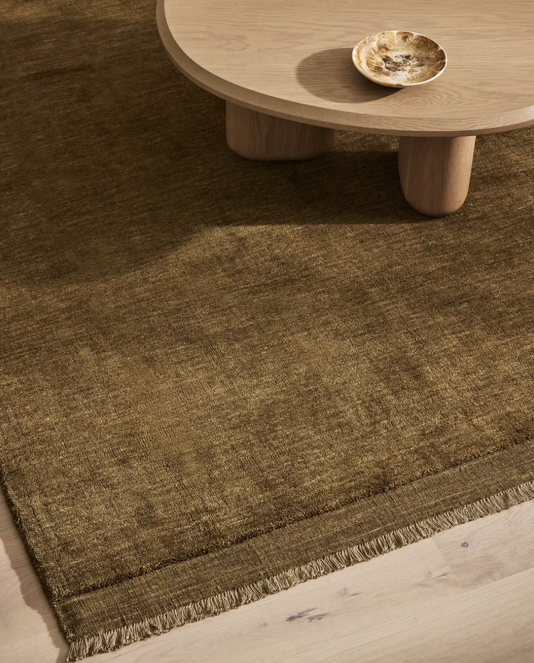Silvio Wool Rug - Oakmoss