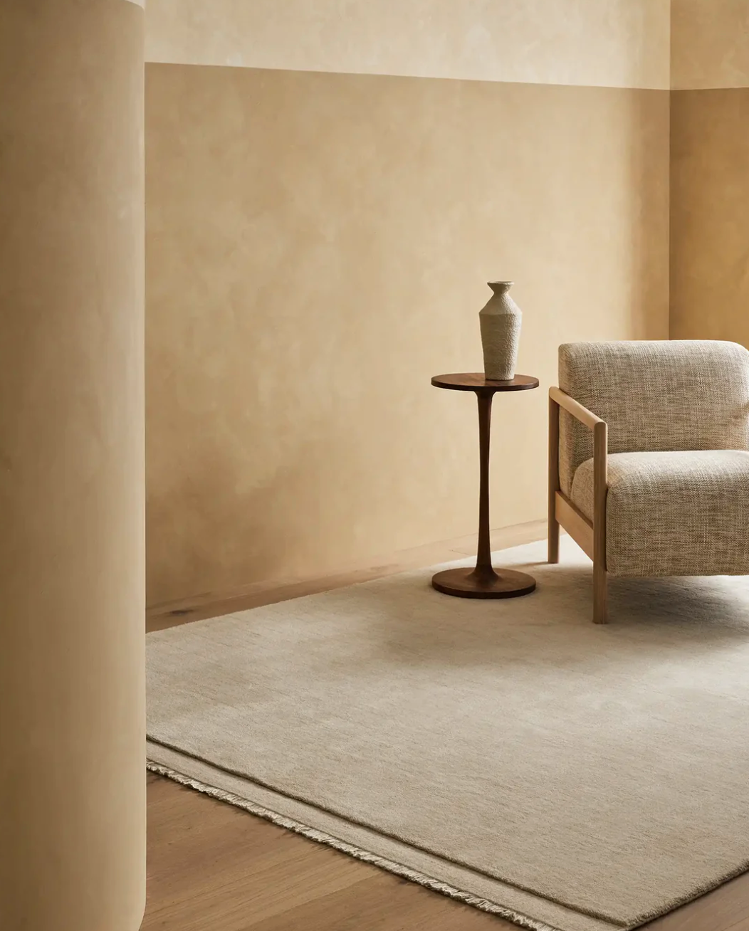 Silvio Wool Rug - Ecru
