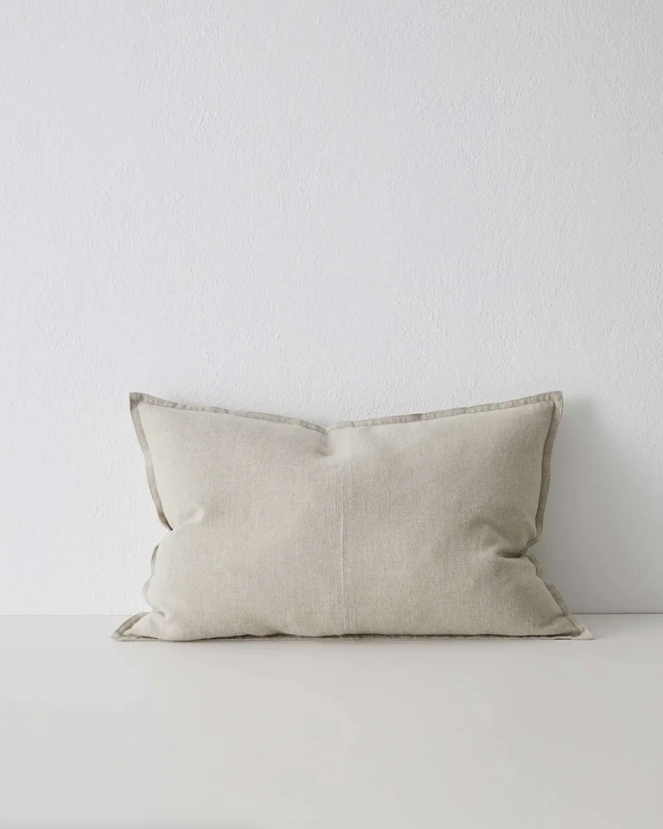 Como Linen Feather Filled Cushion - Linen