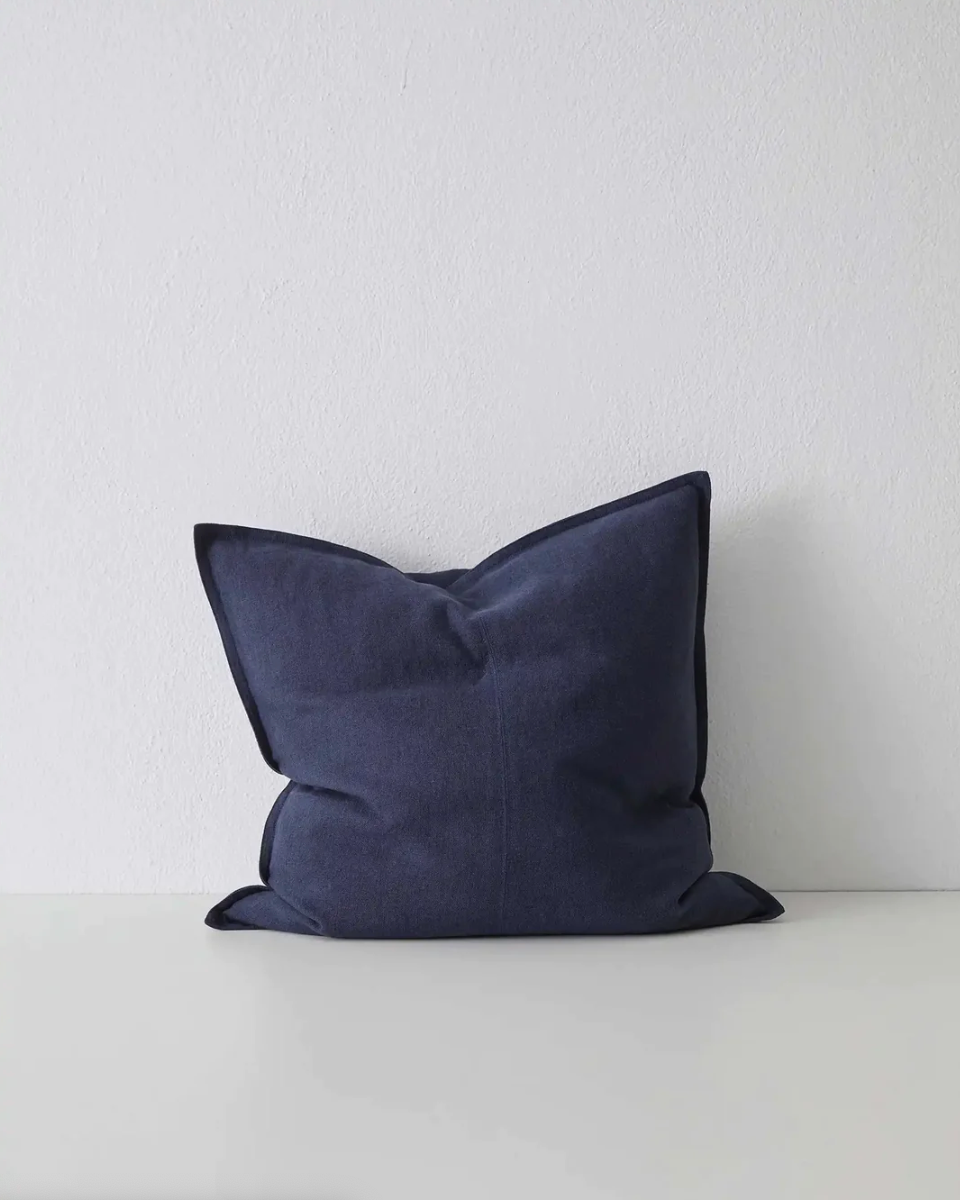 Como Linen Feather Filled Cushion - Ocean