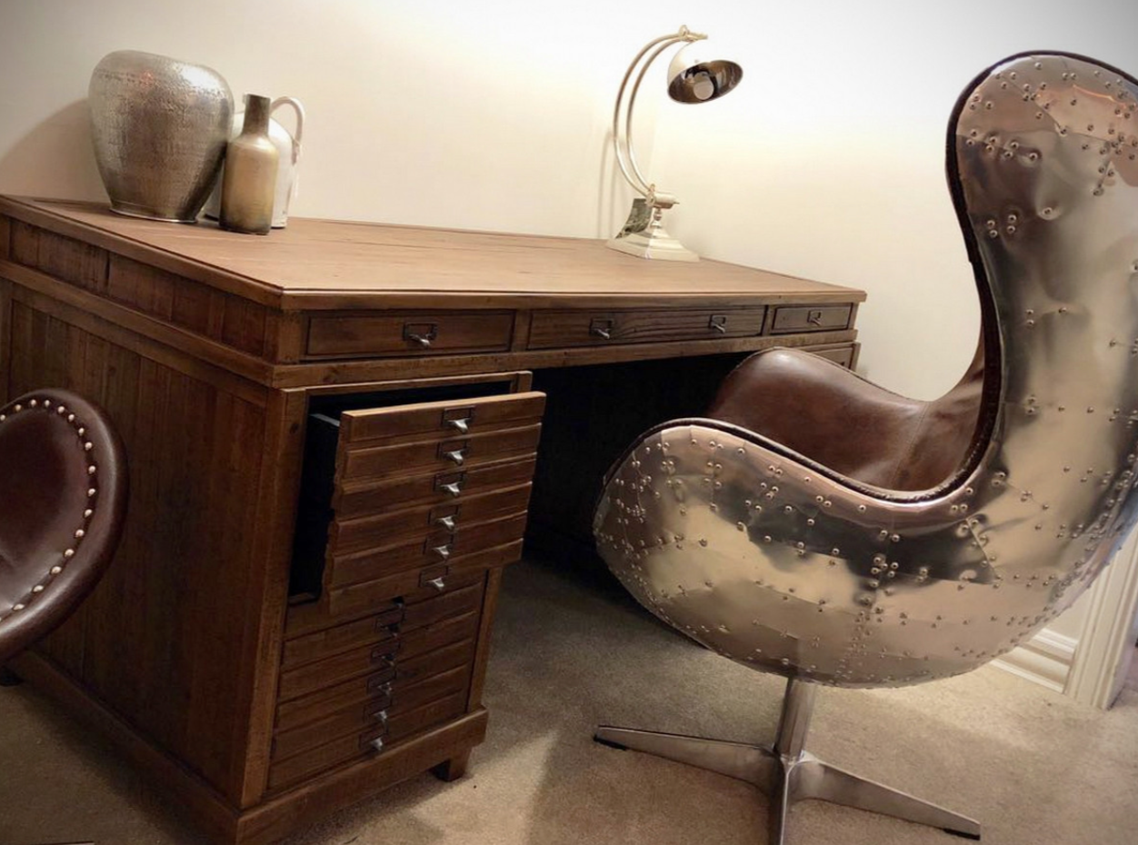 Pharmacy Reclaimed Fir Desk