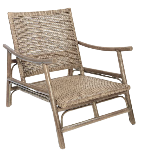 Slane Rattan Armchair - Pepper