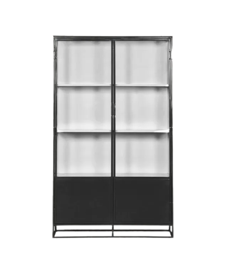 Cole Display Cabinet Double - Black