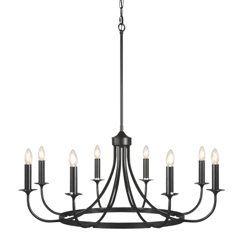 Forbes Iron Chandelier