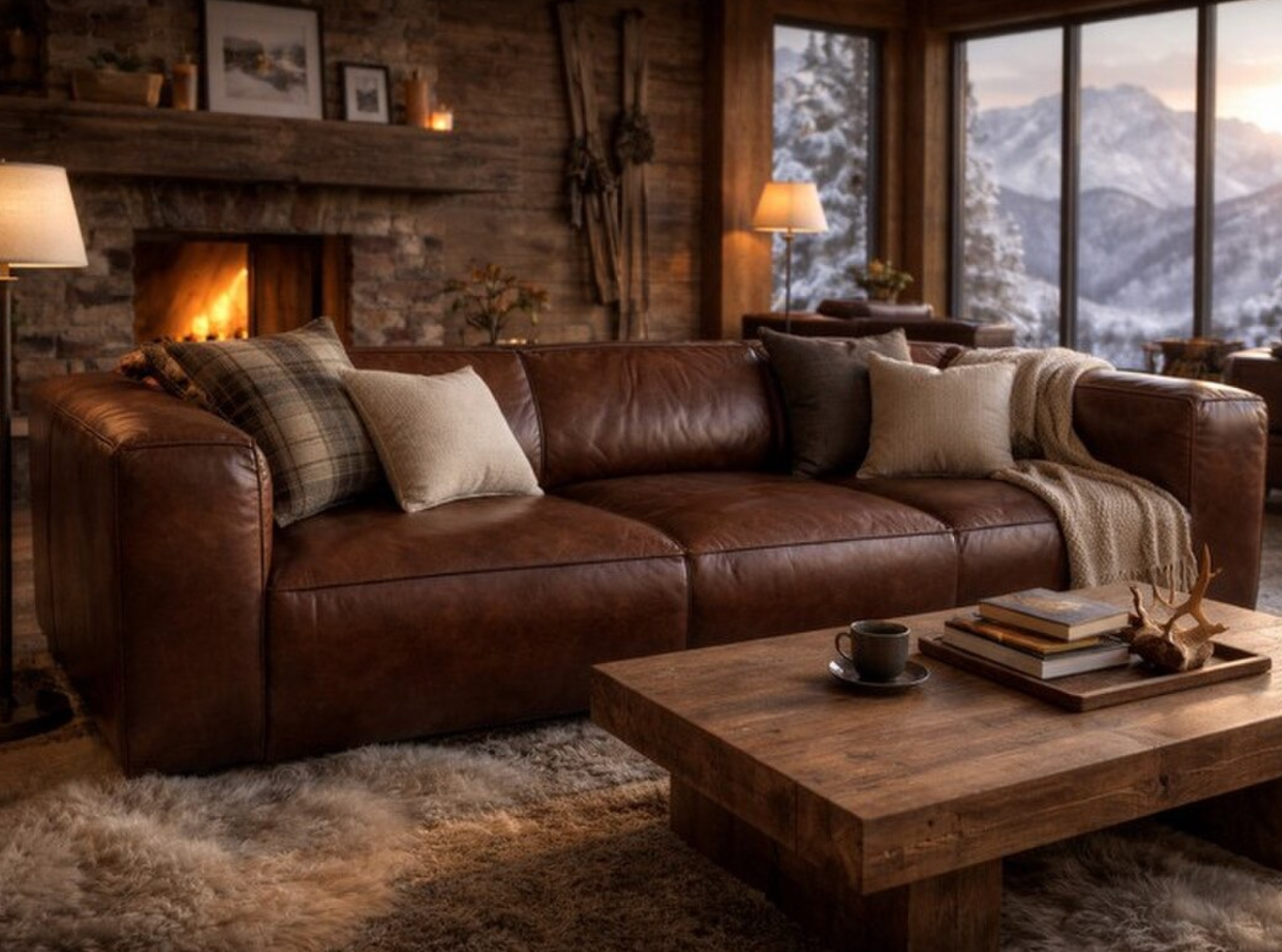 Hampshire Leather Sofa