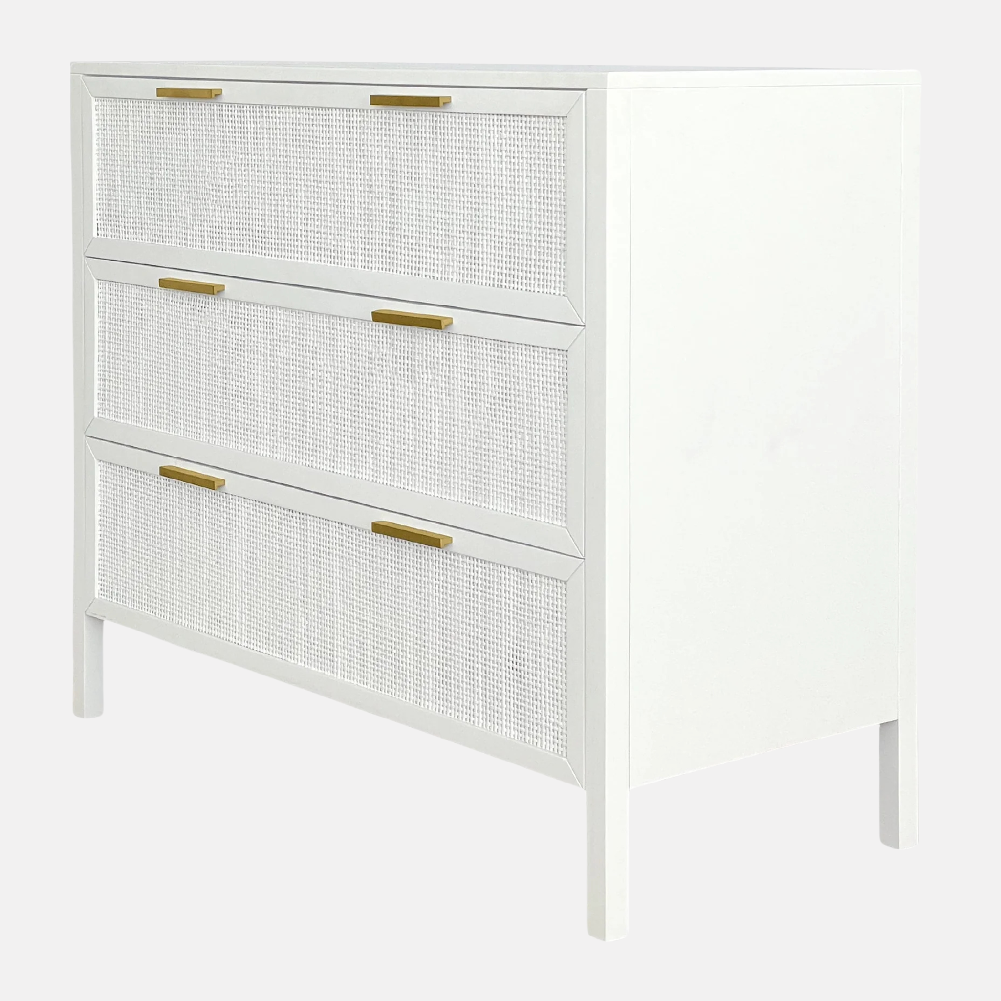 Stamford 3 Drawer Chest - White