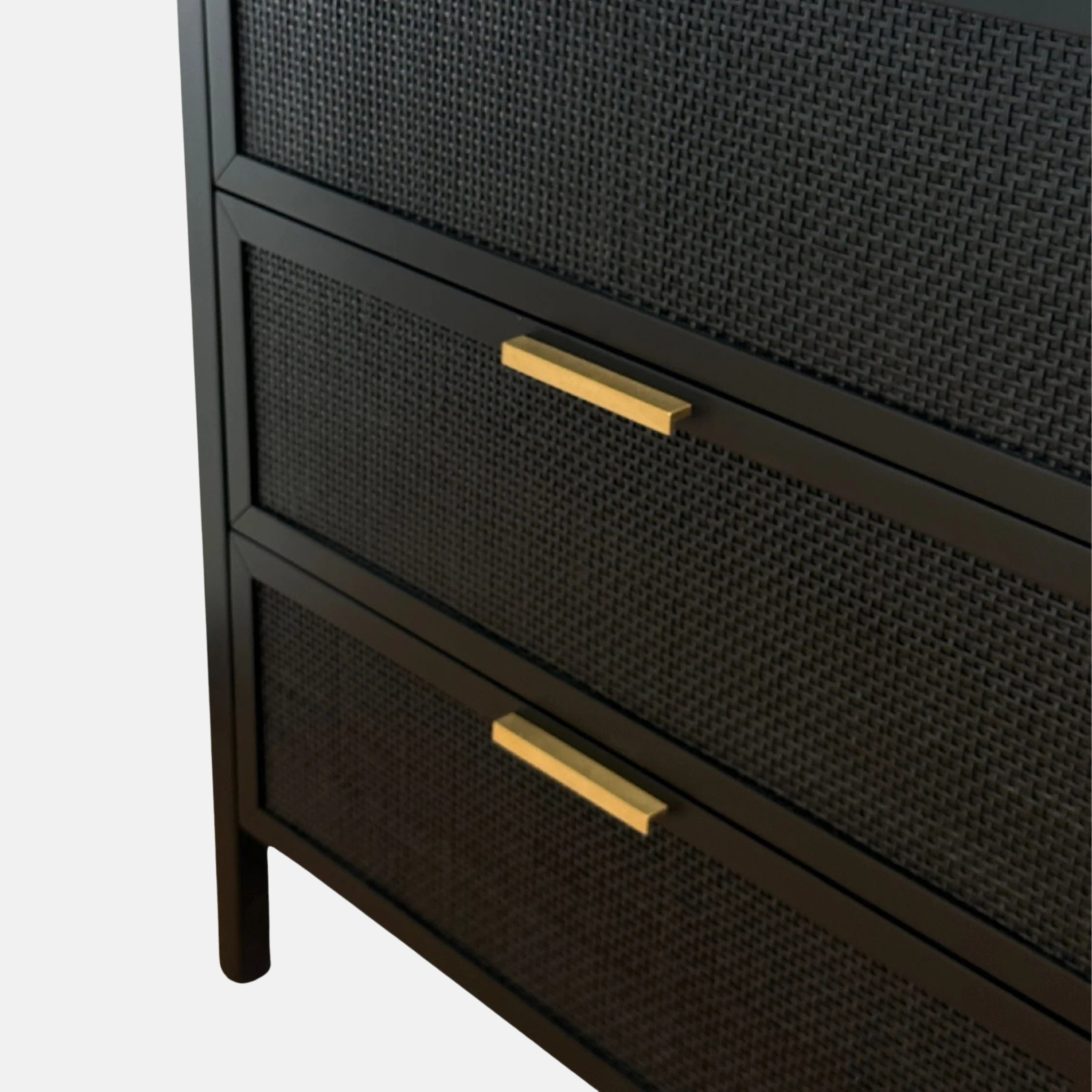 Stamford 6 Drawer Chest - Black
