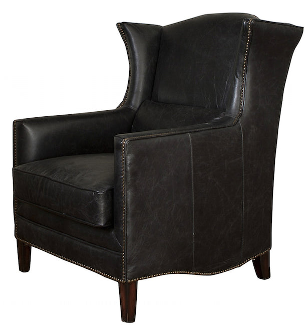 Victor Wing Chair Ebony