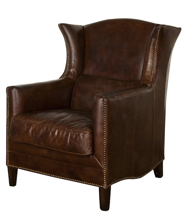 Victor Wing Chair Vintage Cigar