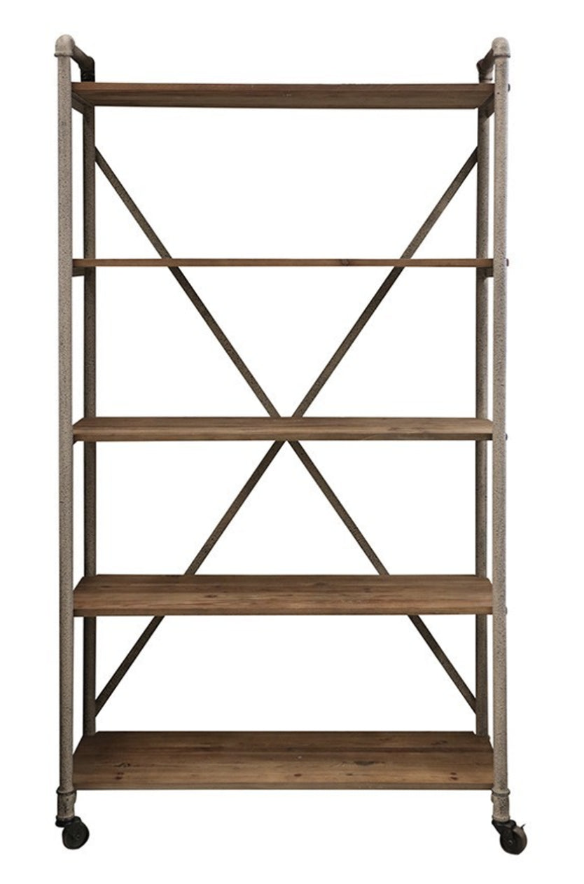 Pilo Industrial Narrow Shelves Mudstone