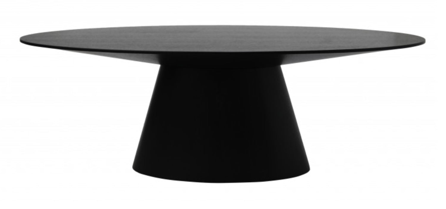 Classique Oval Dining Table Dark Oak
