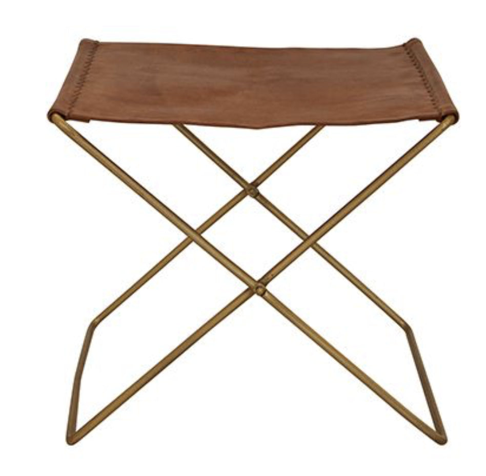 Palma Leather Stool