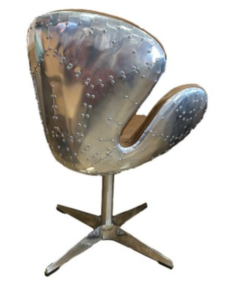Boston Aero Swivel Chair Light Tan