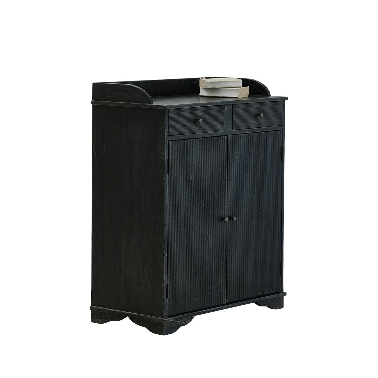 Antonio Cabinet - Rustic Black