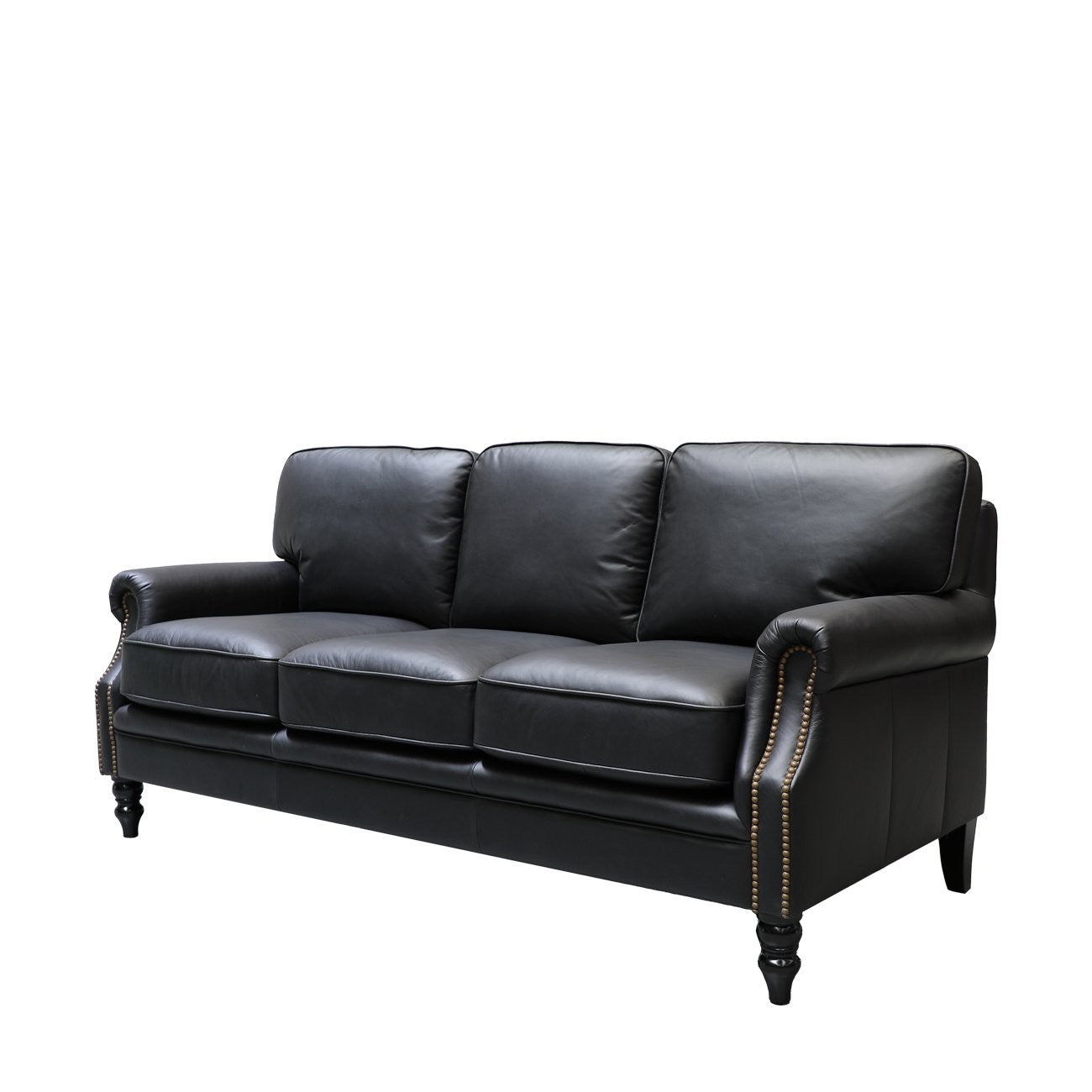 Brunton 3 Seater Sofa - Black
