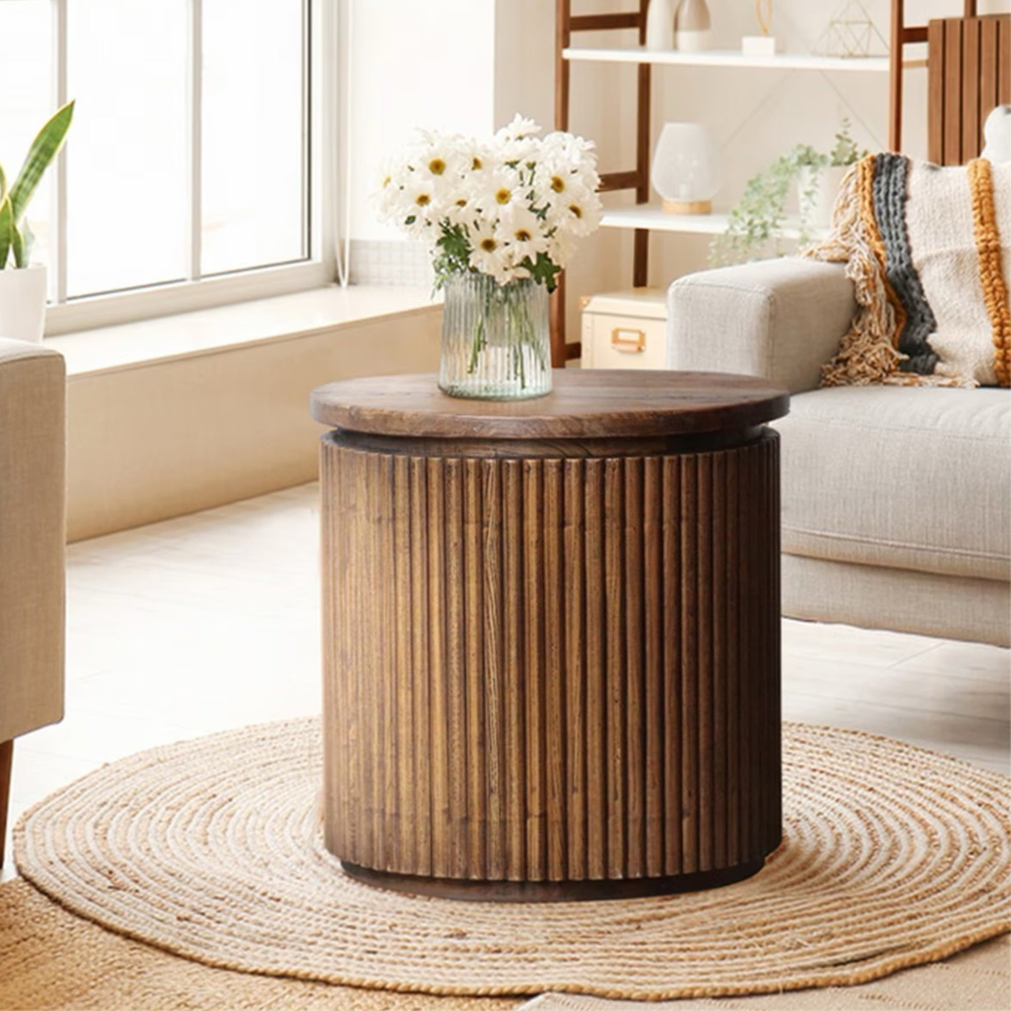 Fallon Side Table - Elm