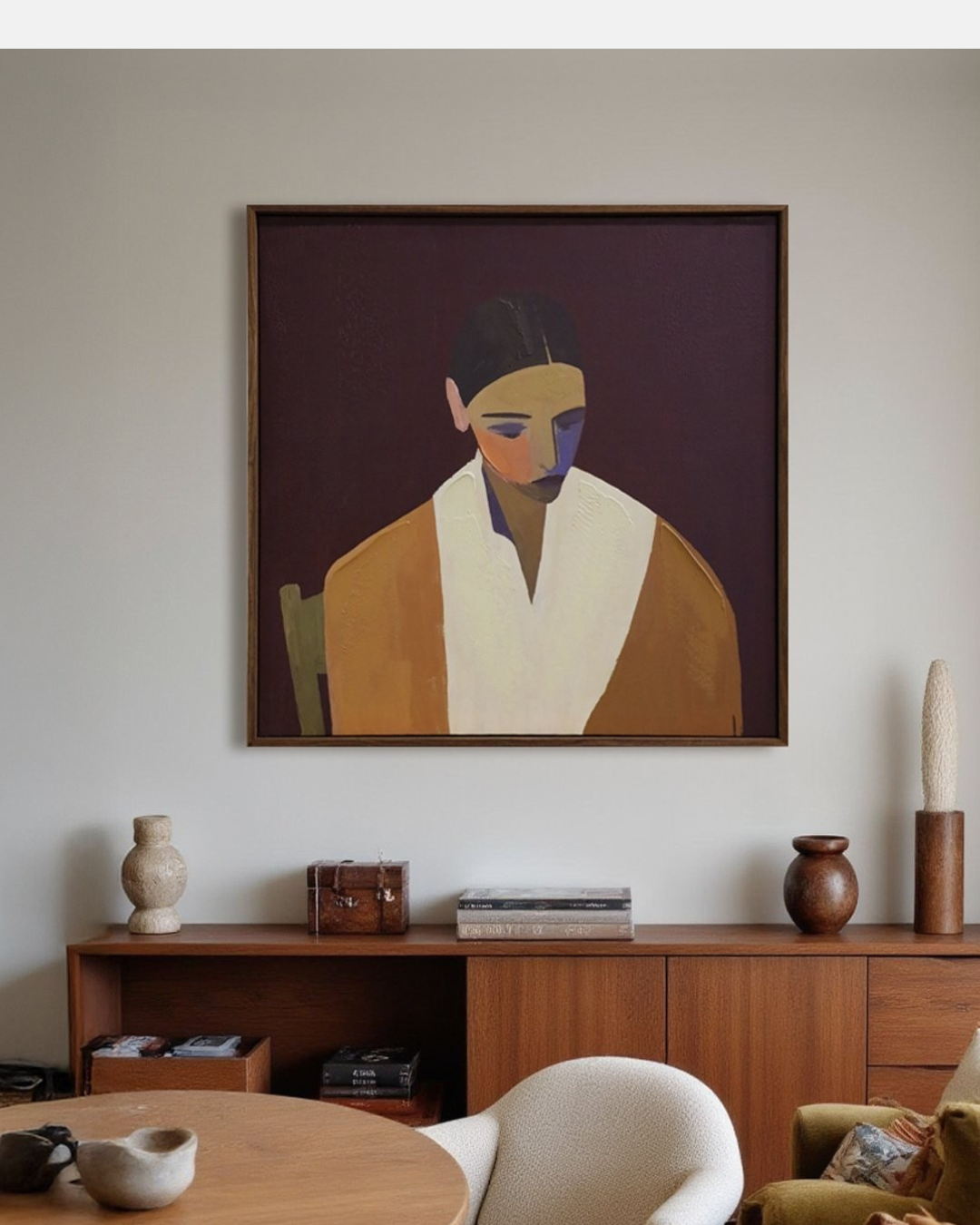 Rory – Hand Embelished Framed Canvas