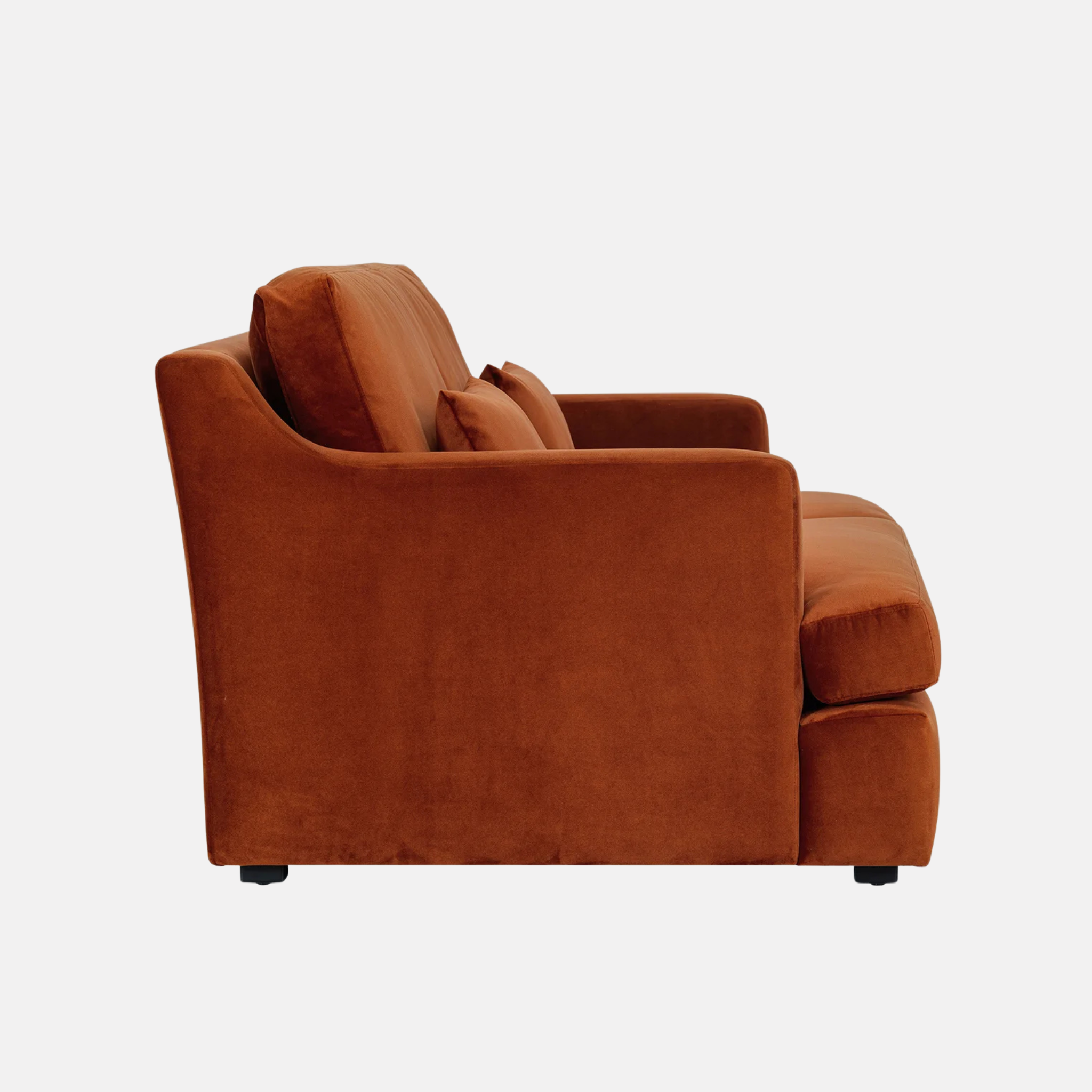 Rhys Sofa - Rust Velvet