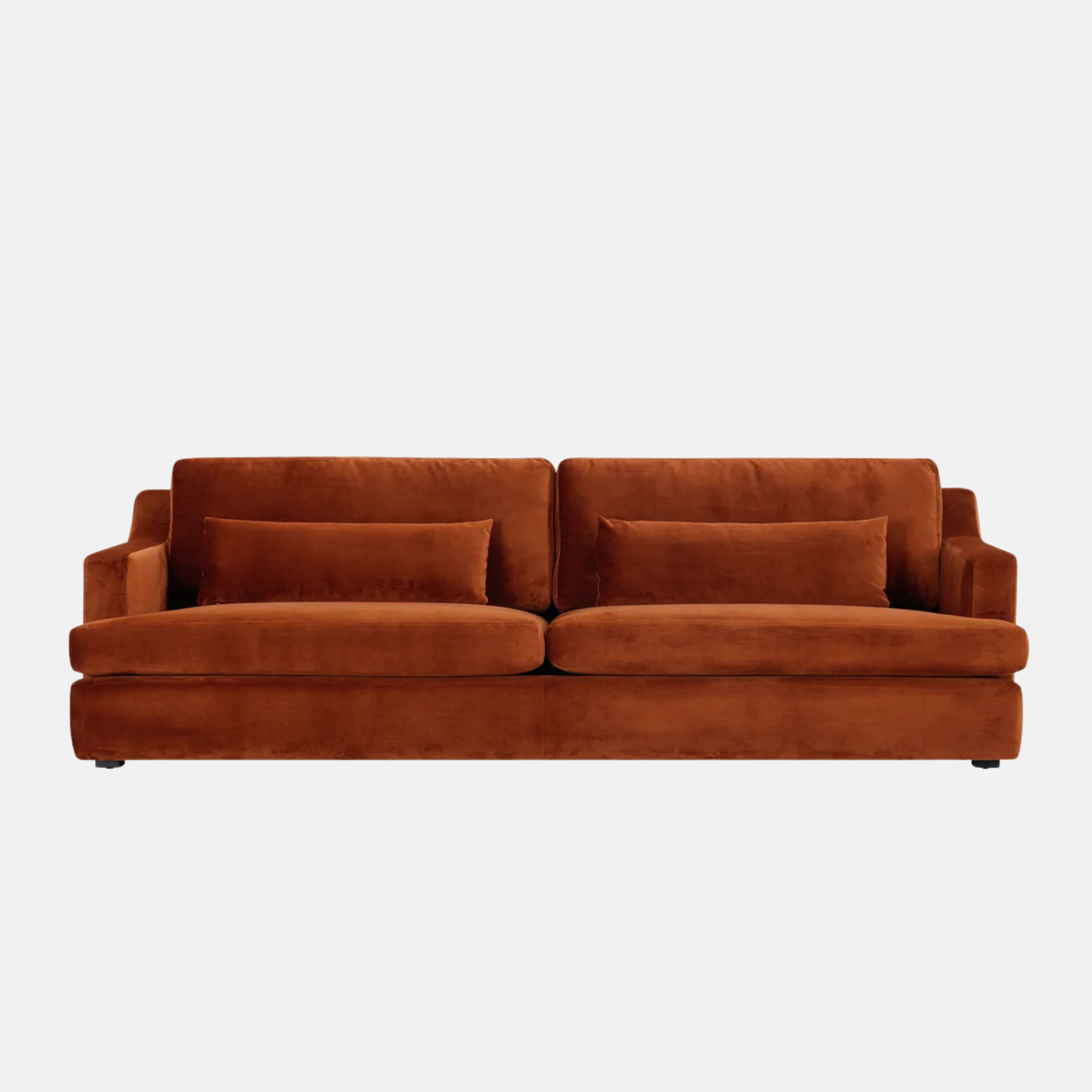 Rhys Sofa - Rust Velvet
