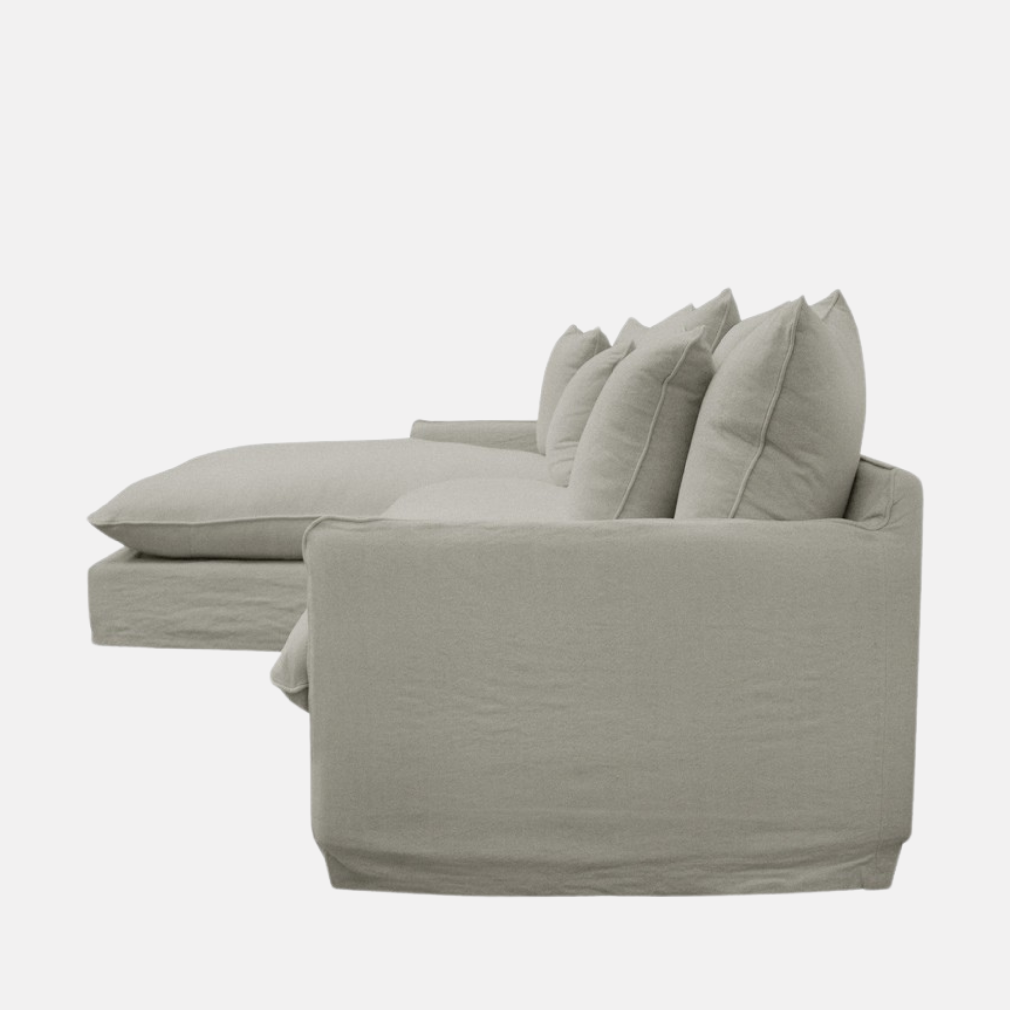 Lotus Modular Left Hand Sofa - Khaki