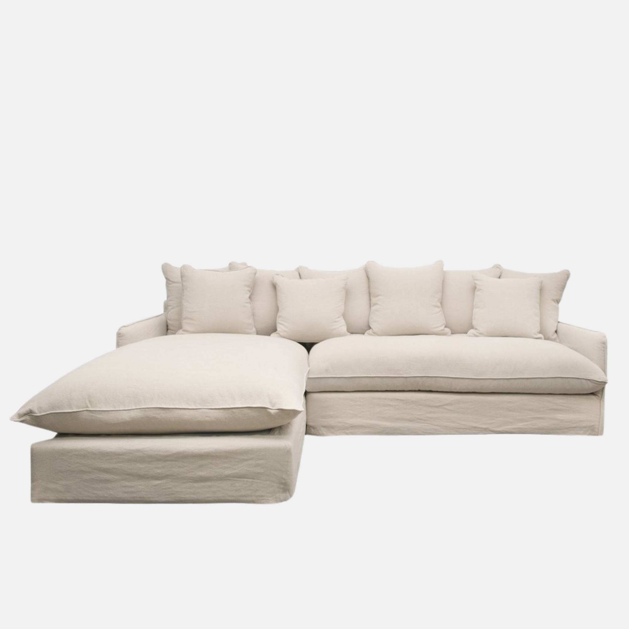 Lotus Modular Left Hand Sofa - Oatmeal