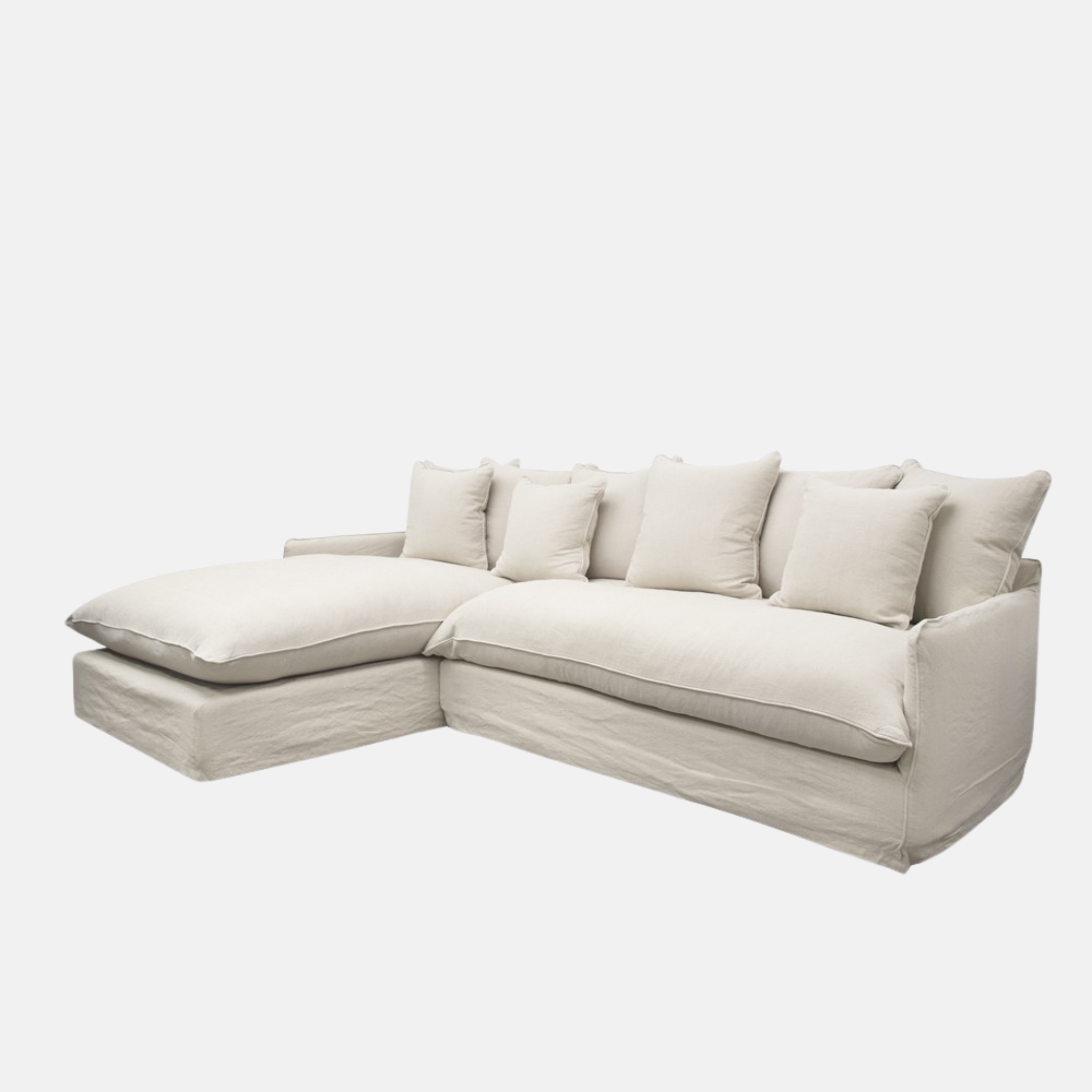 Lotus Modular Left Hand Sofa - Oatmeal