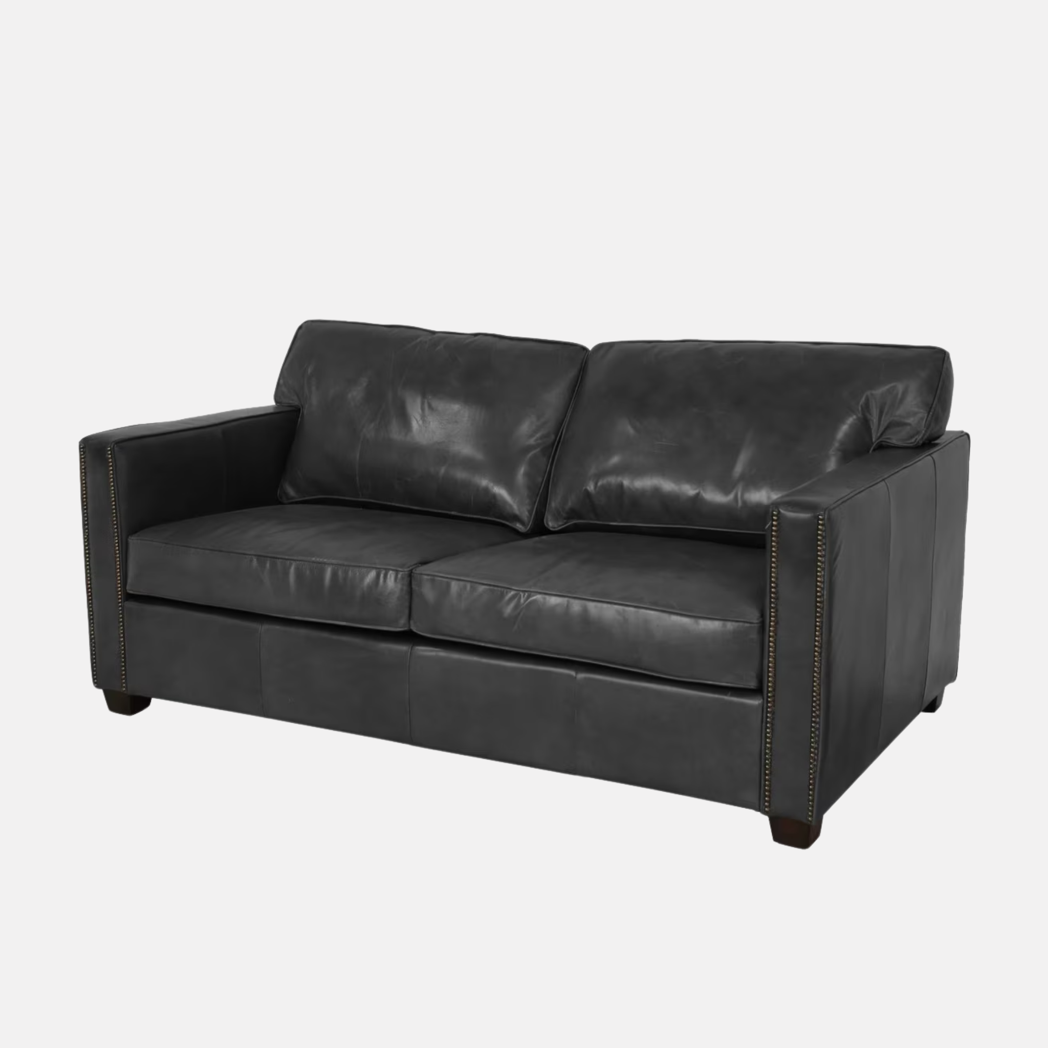 Mason Leather Sofa - Black