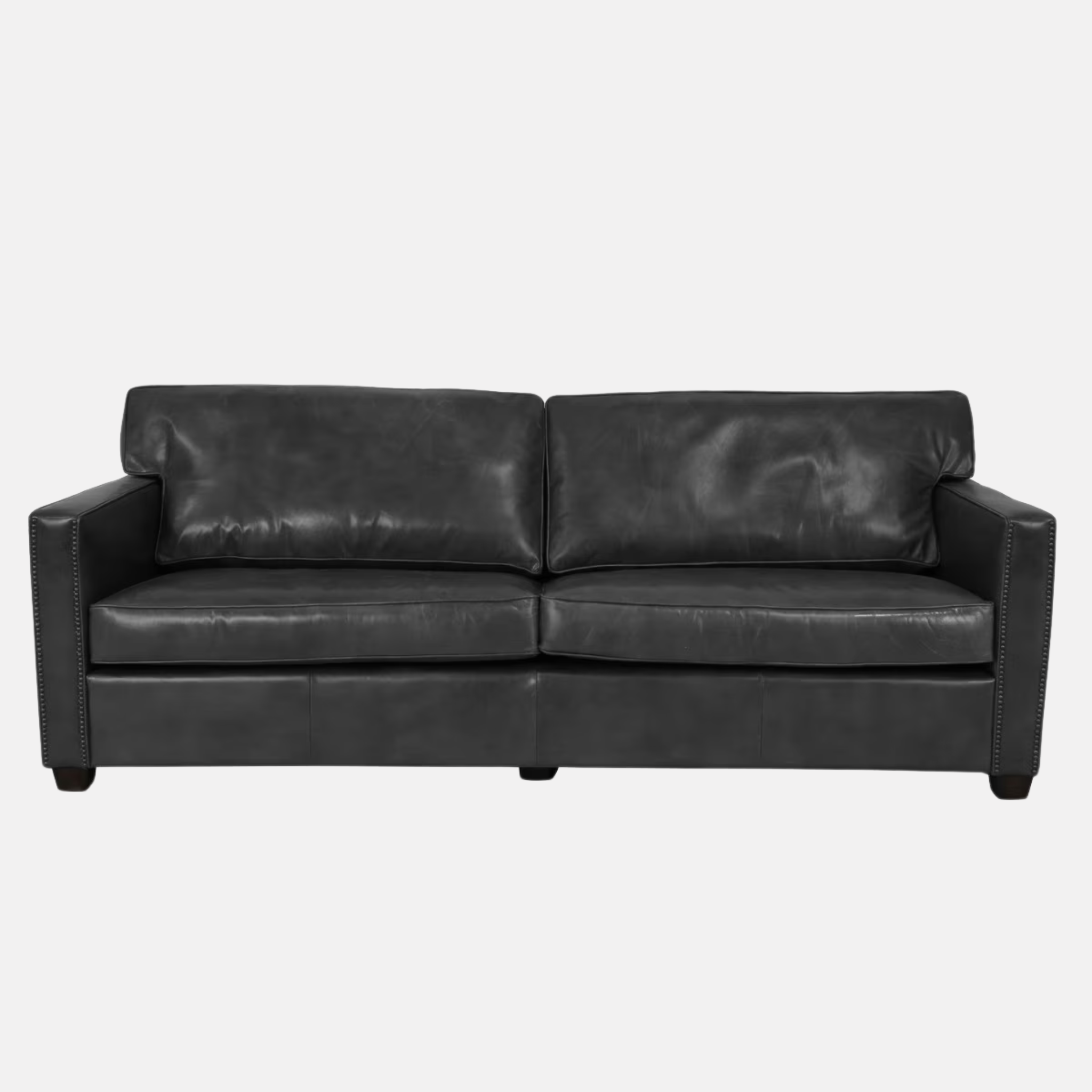 Mason Leather Sofa - Black