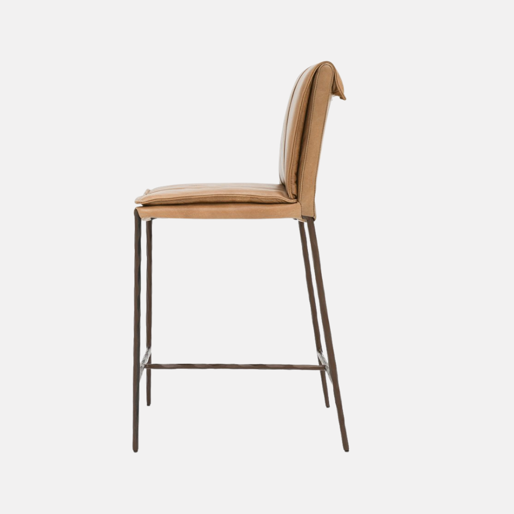 Foundry Barstool - Tan