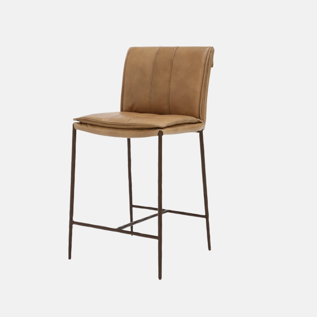 Foundry Barstool - Tan