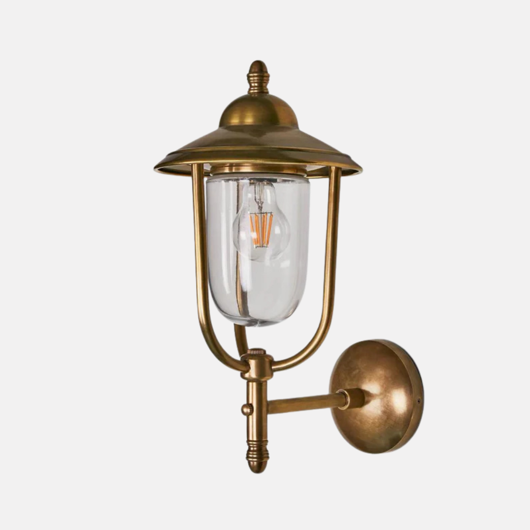 Pier Outdoor Wall Light – Antique Brass