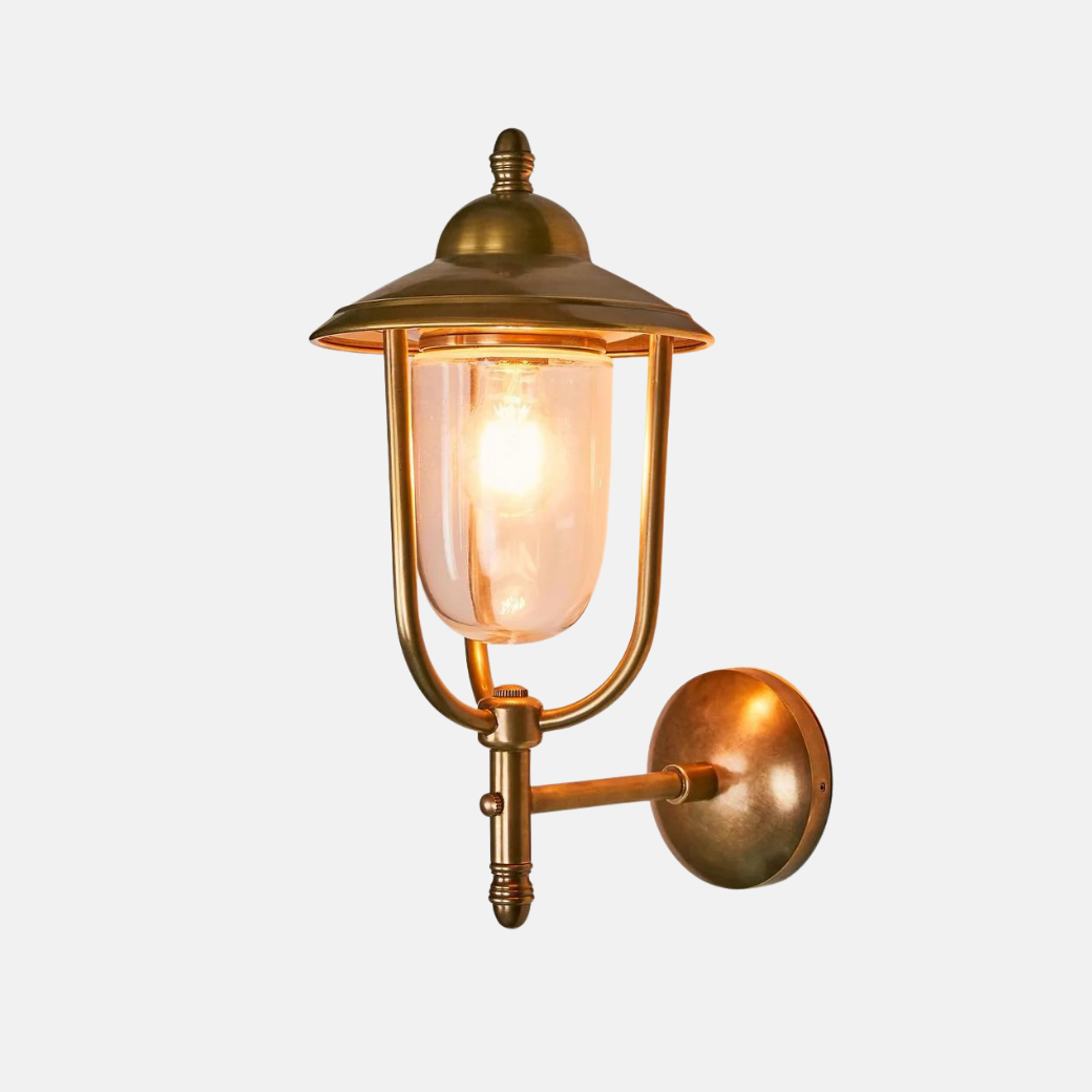 Pier Outdoor Wall Light – Antique Brass