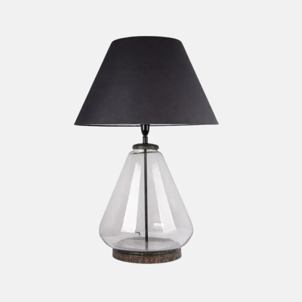 Tear Shape Glass Lamp