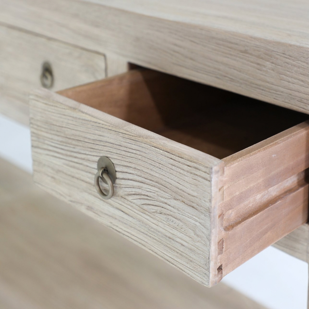 Casa 7 Drawer Console Table – Natural