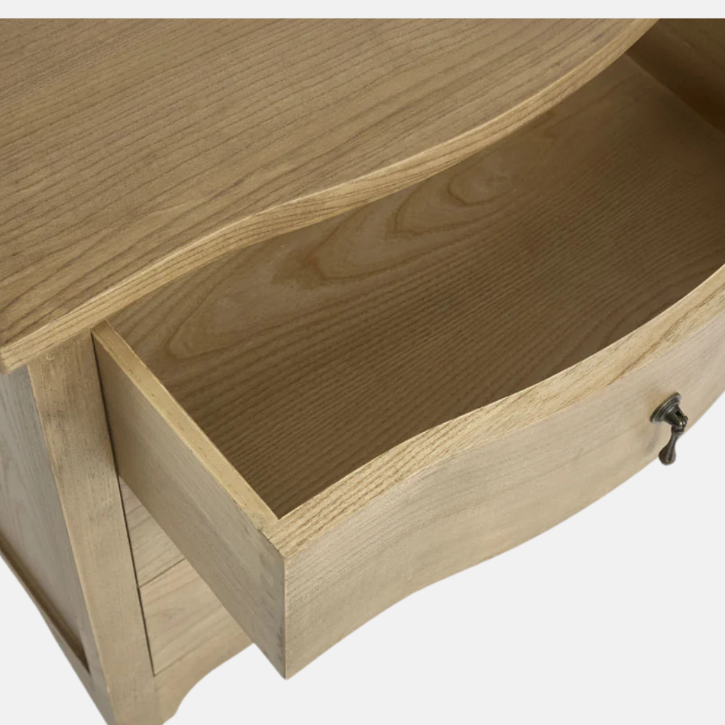 Avignon Oak Bedside Table