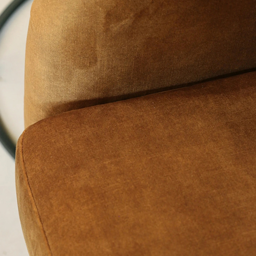 Costa Couch – Cognac Velvet
