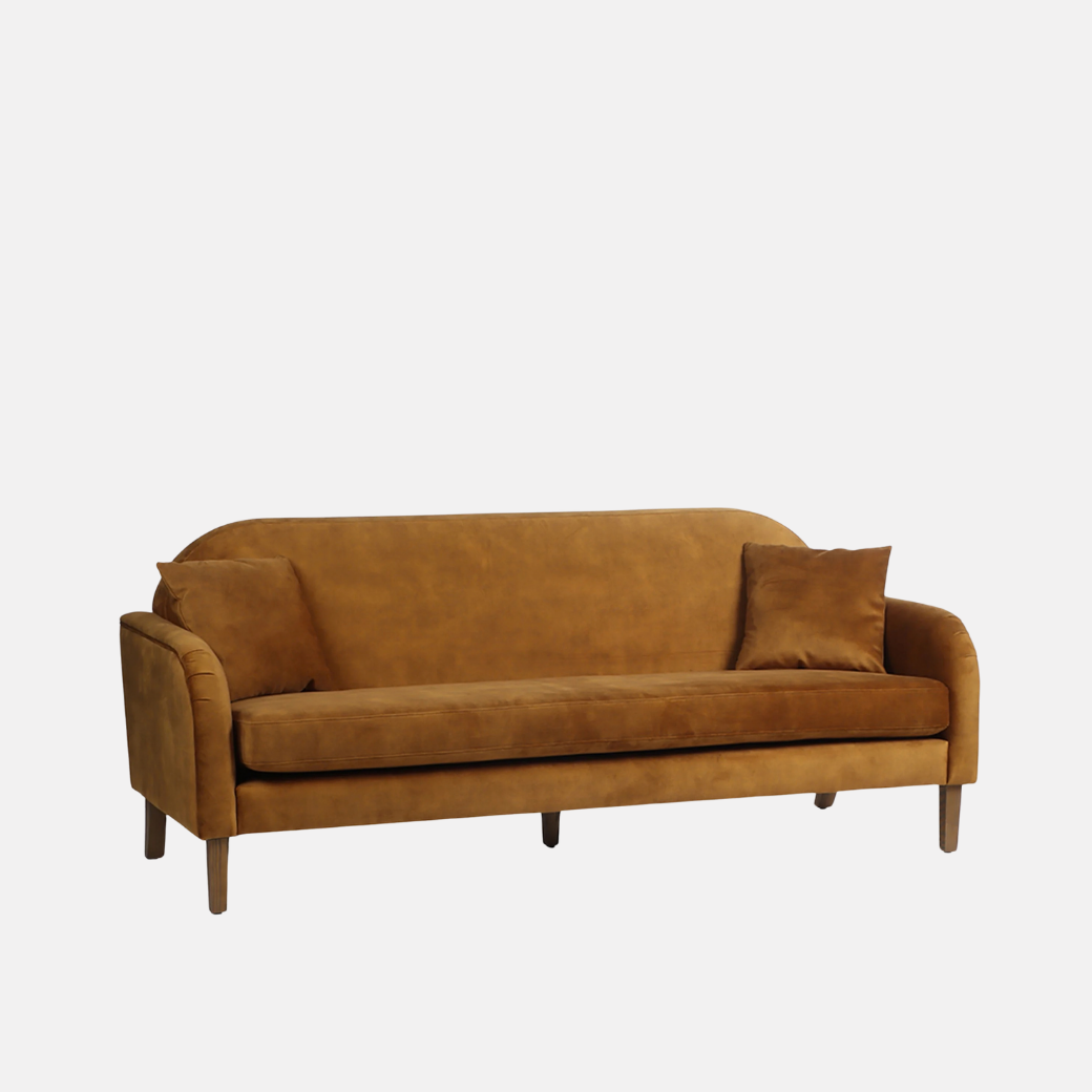 Costa Couch – Cognac Velvet