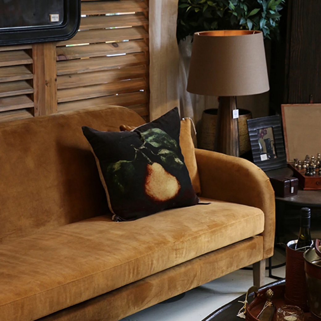 Costa Couch – Cognac Velvet