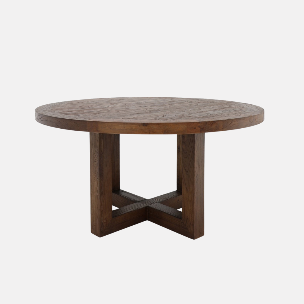Marlow Round Dining Table - Walnut