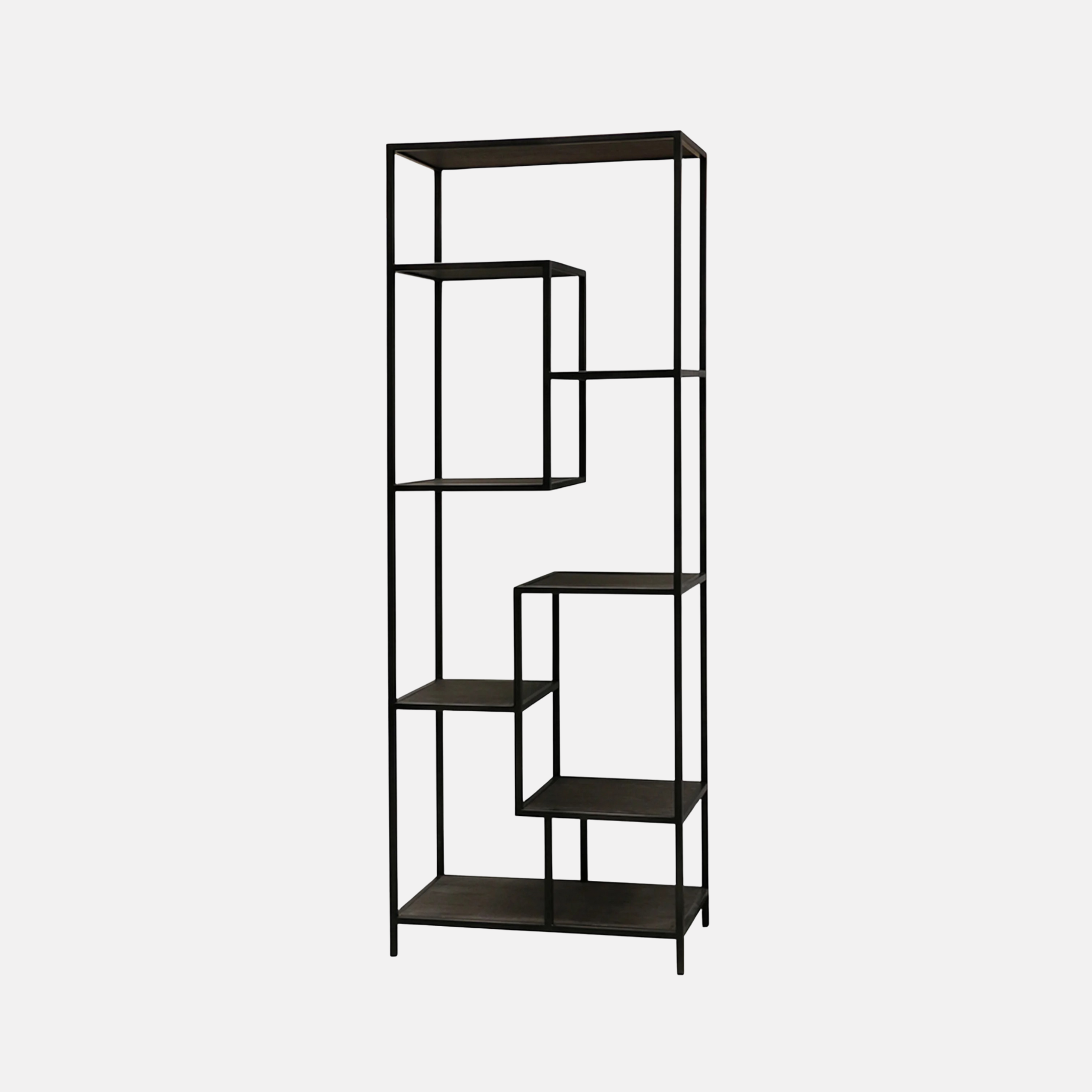 Brooklyn Staggered Iron Shelves