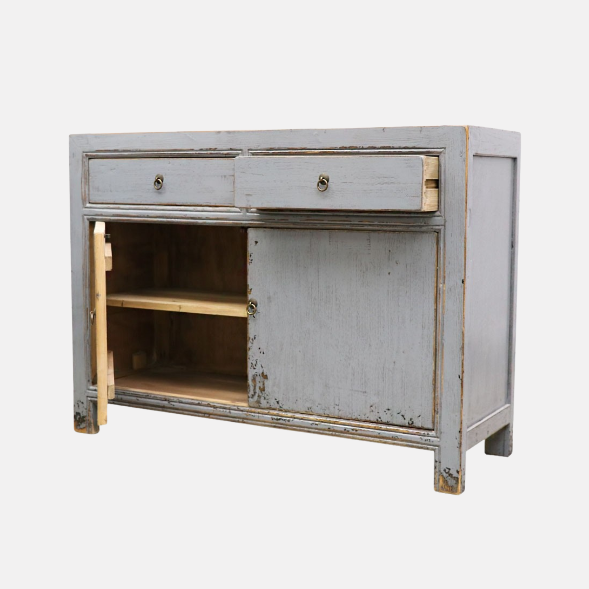 Oriental 2 Door Sideboard - Grey